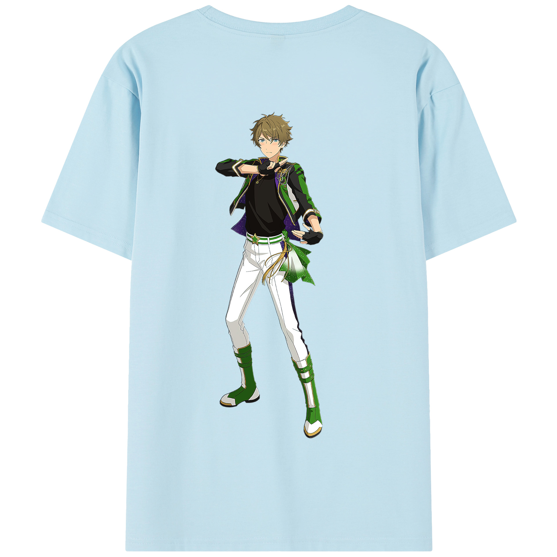 （画像用） あんさんぶるスターズ! Ensemble Stars 綿100％半袖Tシャツ（背面プリント）